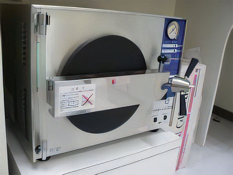 高圧滅菌装置による滅菌